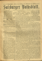 Salzburger Volksblatt: unabh. Tageszeitung f. Stadt u. Land Salzburg