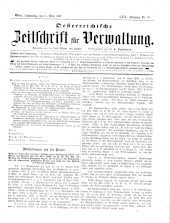 Österreichische Zeitschrift für Verwaltung