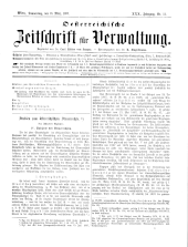 Österreichische Zeitschrift für Verwaltung