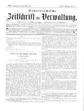 Österreichische Zeitschrift für Verwaltung