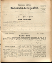 Oesterreichische Buchhändler-Correspondenz