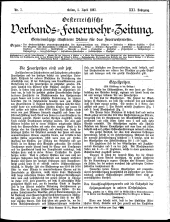 Österreichische Verbands-Feuerwehr-Zeitung