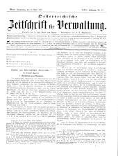 Österreichische Zeitschrift für Verwaltung