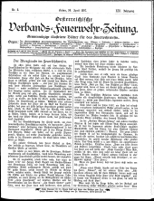 Österreichische Verbands-Feuerwehr-Zeitung