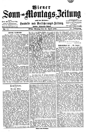 Wiener Sonn- und Montags-Zeitung