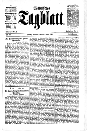 Mährisches Tagblatt