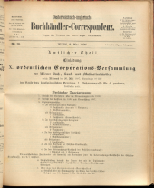 Oesterreichische Buchhändler-Correspondenz