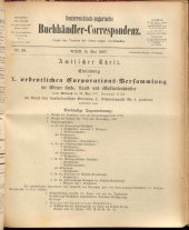 Oesterreichische Buchhändler-Correspondenz