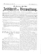 Österreichische Zeitschrift für Verwaltung