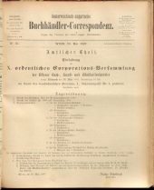 Oesterreichische Buchhändler-Correspondenz