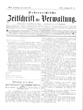 Österreichische Zeitschrift für Verwaltung