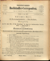 Oesterreichische Buchhändler-Correspondenz