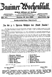 Znaimer Wochenblatt