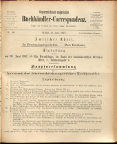 Oesterreichische Buchhändler-Correspondenz