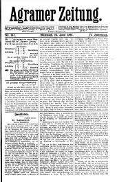 Agramer Zeitung