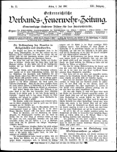 Österreichische Verbands-Feuerwehr-Zeitung