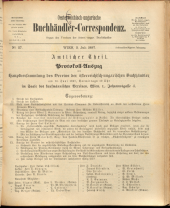 Oesterreichische Buchhändler-Correspondenz