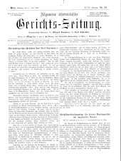 Allgemeine Österreichische Gerichtszeitung