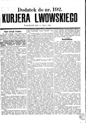 Kuryer Lwowski (Lemberger Courier)