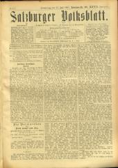 Salzburger Volksblatt: unabh. Tageszeitung f. Stadt u. Land Salzburg