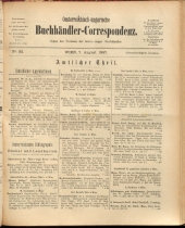 Oesterreichische Buchhändler-Correspondenz