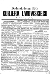 Kuryer Lwowski (Lemberger Courier)