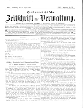 Österreichische Zeitschrift für Verwaltung