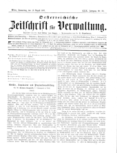 Österreichische Zeitschrift für Verwaltung