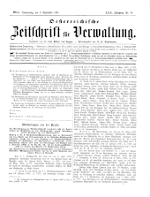 Österreichische Zeitschrift für Verwaltung