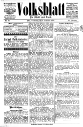 Volksblatt für Stadt und Land