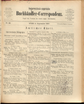 Oesterreichische Buchhändler-Correspondenz