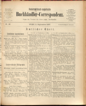 Oesterreichische Buchhändler-Correspondenz