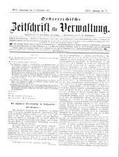 Österreichische Zeitschrift für Verwaltung