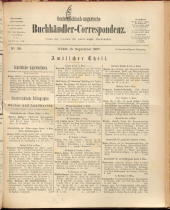 Oesterreichische Buchhändler-Correspondenz