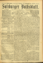 Salzburger Volksblatt: unabh. Tageszeitung f. Stadt u. Land Salzburg