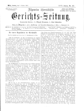 Allgemeine Österreichische Gerichtszeitung