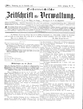 Österreichische Zeitschrift für Verwaltung