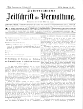 Österreichische Zeitschrift für Verwaltung