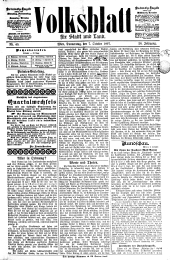 Volksblatt für Stadt und Land