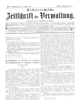 Österreichische Zeitschrift für Verwaltung