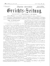 Allgemeine Österreichische Gerichtszeitung