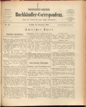 Oesterreichische Buchhändler-Correspondenz