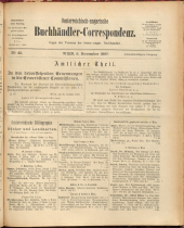 Oesterreichische Buchhändler-Correspondenz