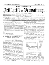 Österreichische Zeitschrift für Verwaltung