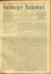 Salzburger Volksblatt: unabh. Tageszeitung f. Stadt u. Land Salzburg