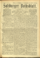 Salzburger Volksblatt: unabh. Tageszeitung f. Stadt u. Land Salzburg