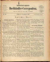 Oesterreichische Buchhändler-Correspondenz