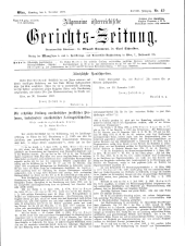 Allgemeine Österreichische Gerichtszeitung