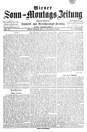 Wiener Sonn- und Montags-Zeitung