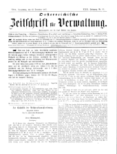 Österreichische Zeitschrift für Verwaltung